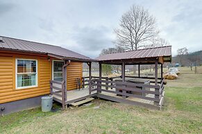 River Access & Hot Tub: Cozy Hot Springs Cabin