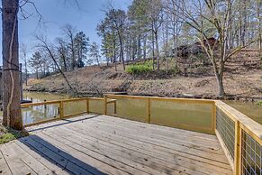 Waterfront Shelby Home w/ Fireplace & Scenic Decks