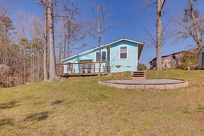 Waterfront Shelby Home w/ Fireplace & Scenic Decks