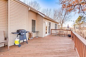Stockton Home w/ Deck & Gas Grill ~ 1 Mi to Lake!