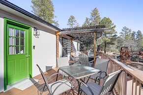 Mtn Views + Playground: Family-friendly Pine Cabin