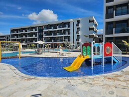 Flat luxo com varanda gourmet no Makia