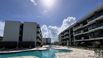 Flat luxo com varanda gourmet no Makia