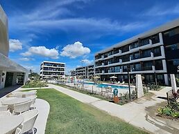 Flat luxo com varanda gourmet no Makia