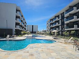 Flat luxo com varanda gourmet no Makia