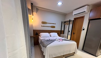 Flat luxo com varanda gourmet no Makia