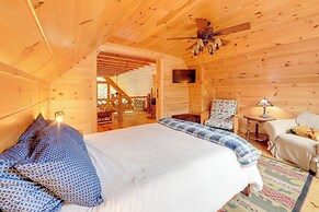 Hot Tub & Dock: Waterfront Cabin in Old Forge!