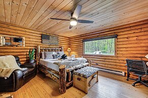 Hot Tub & Fire Pit: Albrightsville Log Cabin!