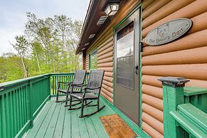 Hot Tub & Fire Pit: Albrightsville Log Cabin!