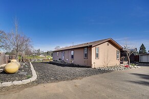 Covered Patio: Lincoln Vacation Rental!