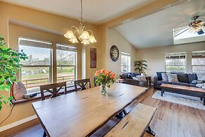 Covered Patio: Lincoln Vacation Rental!