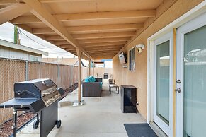 Fire Pit + Covered Patio: Bullhead City Escape!