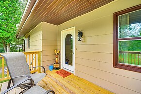 Hayward Home w/ Private Deck, Fire Pit & Kayak!