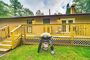Hayward Home w/ Private Deck, Fire Pit & Kayak!