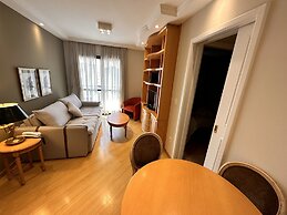 Elegante Flat de Um Quarto em Moema