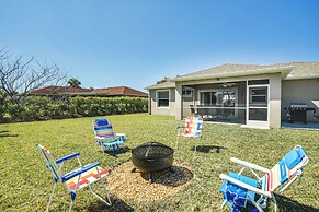 Screened Porch & Fire Pit: Quiet Cape Coral Home