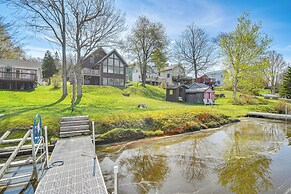 Lakefront New Hampshire Hideaway w/ Deck & Views