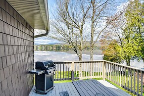 Lakefront New Hampshire Hideaway w/ Deck & Views
