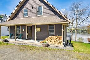 Lakefront New Hampshire Hideaway w/ Deck & Views