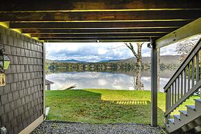 Lakefront New Hampshire Hideaway w/ Deck & Views