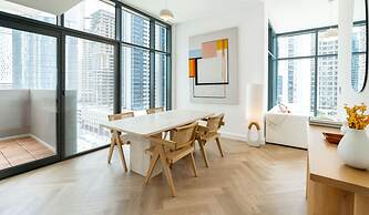 Modern NYC Vibes Minimalist 1BR in Business Bay