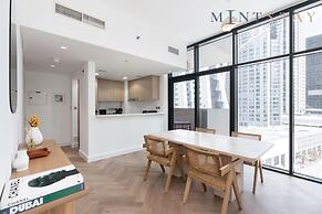 Modern NYC Vibes Minimalist 1BR in Business Bay