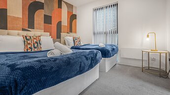 Comfyluxe 2bed 2bath,central,sleeps7,arcademachine