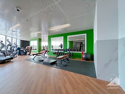 Luxury 1B With Balcony in Blue Wave Tower Dubai