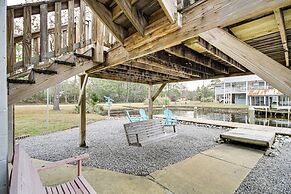 Waterfront Bay St Louis Home w/ Private Dock!