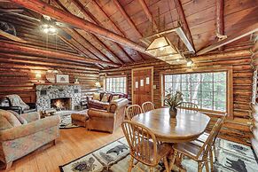 Michigan Log Cabin w/ Pere Marquette River Views