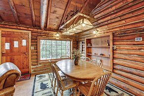 Michigan Log Cabin w/ Pere Marquette River Views