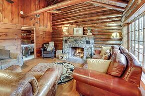 Michigan Log Cabin w/ Pere Marquette River Views