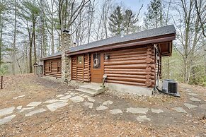 Michigan Log Cabin w/ Pere Marquette River Views