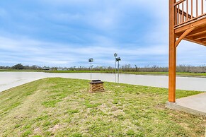 Lakefront Gem on 32-acre Lot in Angleton!