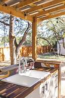 The Macaw Yurt at Camposanto ATX Glamping on Lake Travis