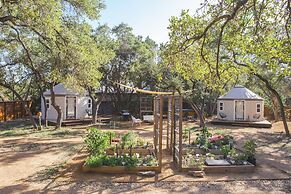 The Macaw Yurt at Camposanto ATX Glamping on Lake Travis