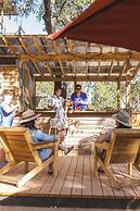 The Macaw Yurt at Camposanto ATX Glamping on Lake Travis