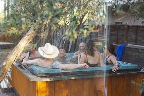 The Macaw Yurt at Camposanto ATX Glamping on Lake Travis