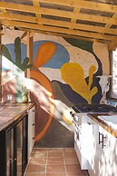 The Macaw Yurt at Camposanto ATX Glamping on Lake Travis