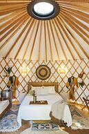 The Macaw Yurt at Camposanto ATX Glamping on Lake Travis