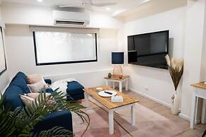 Rosewood Rustic Refuge Pool Outdoor Dining Backyard