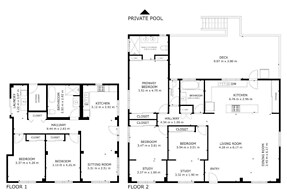 Rosewood Rustic Refuge Pool Outdoor Dining Backyard