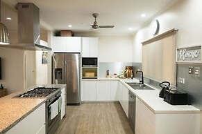 Rosewood Rustic Refuge Pool Outdoor Dining Backyard