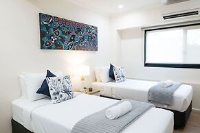 Rosewood Rustic Refuge Pool Outdoor Dining Backyard