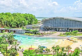 Rosewood Rustic Refuge Pool Outdoor Dining Backyard