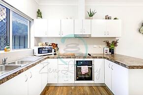 Zen Hideaway Cozy 2BR Haven Office Dual Patio