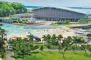 Coastal Magnificence Pool Workspace Parking