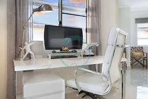 Lux Beachfront PH Office Pool Skyline Views