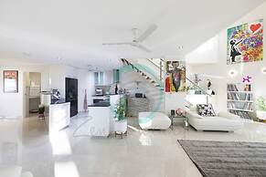 Lux Beachfront PH Office Pool Skyline Views