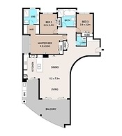 Zen Arkaba 3BR Luxury Waterfront Apt Pool BBQ